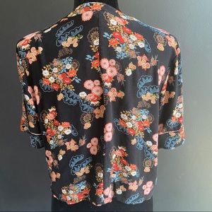 Floral Button up shirt